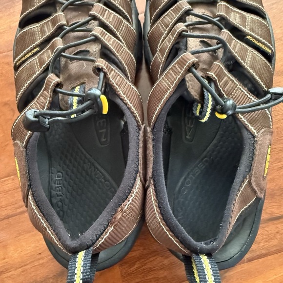 KEEN Men\'s Newport Leather Sandal Size 9 Brown Comfort Hiking Outdoor